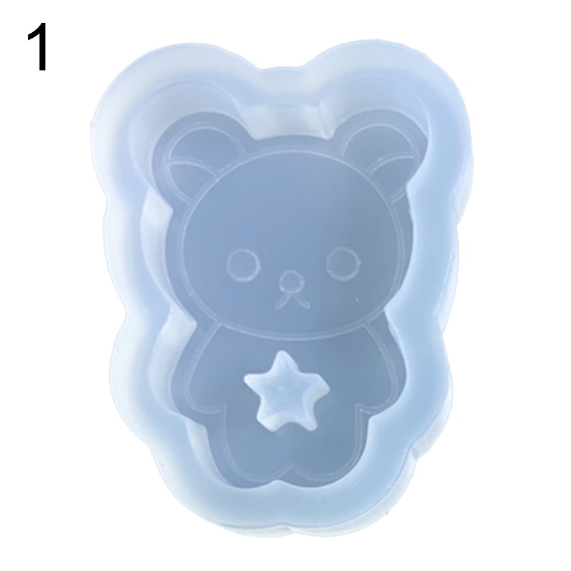 Siy Cetakan Resin Epoksi Bentuk Geometri Bintanghatibulatberuang Bahan Silikon Untuk Gantungan Kunci DIY