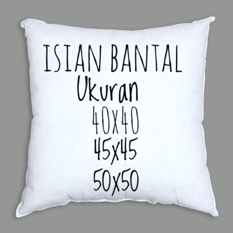 bantal dacron, isian bantal, insert bantal