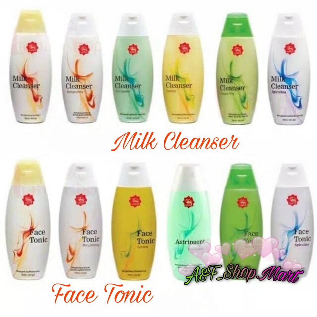 VIVA MILK CLEASER - VIVA FACE TONIC - VIVA ASTRINGENT [ORIGINAL] LEMON BENGKUANG