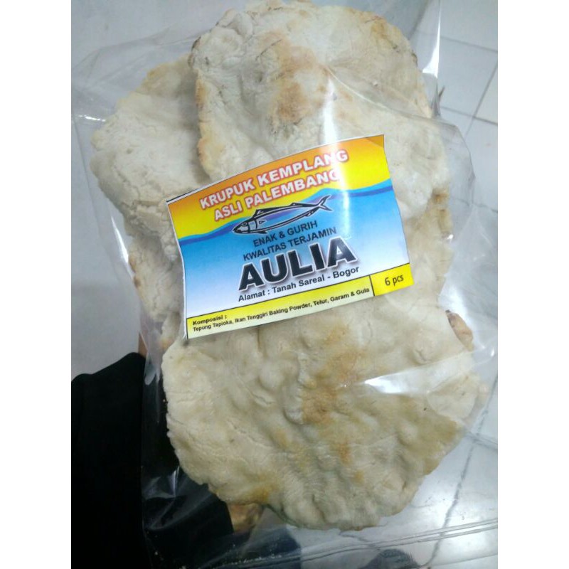 

Krupuk kemplang bakar