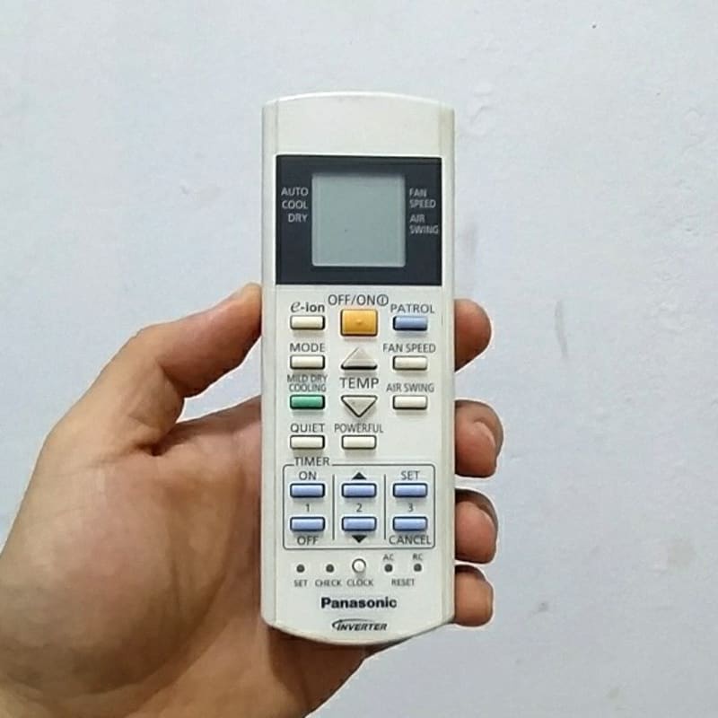 Remot Remote AC Original Panasonic Inverter e-ion A75C3225