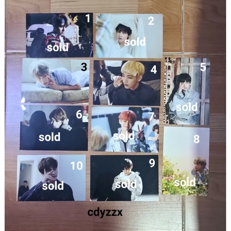 BTS EXHIBITION ONEUL LIVE PHOTO TAEHYUNG SEASON 1 & SEASON 2 FULLSET