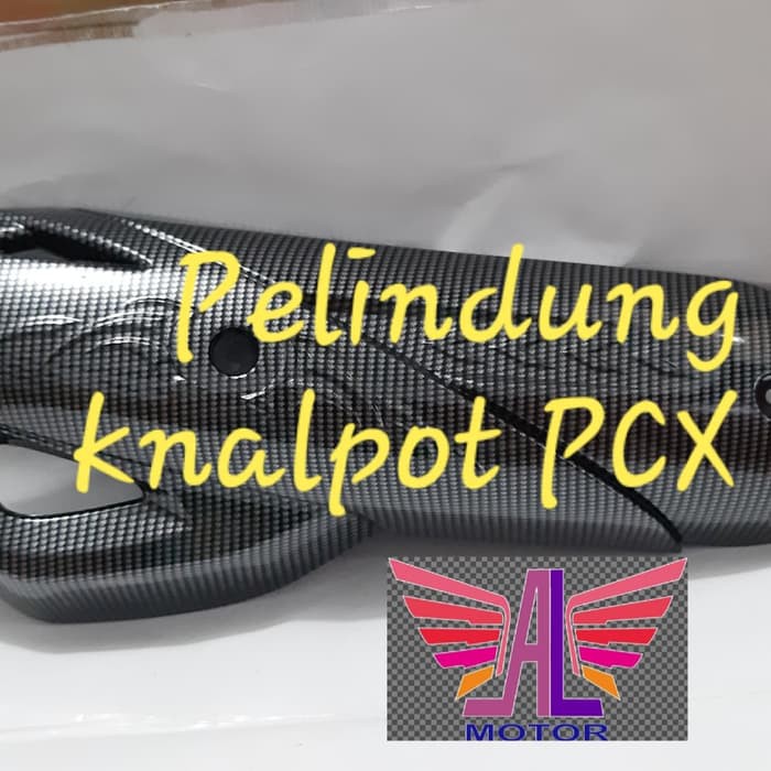aksesoris PCX Pelindung knalpot PCX 150New carbon Murah
