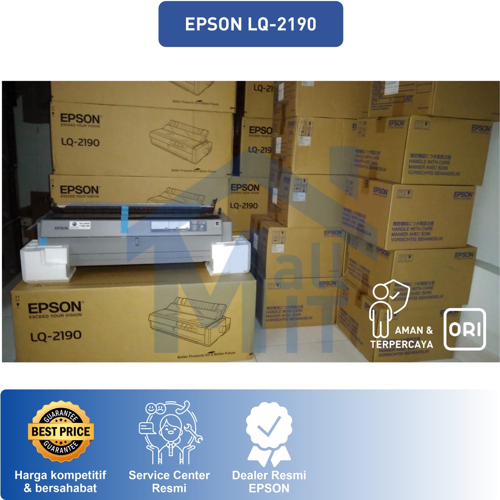 (PACKING KAYU) PRINTER EPSON LQ2190 EPSON LQ-2190 LQ 2190 A3 DOT MATRIX GARANSI RESMI SEINDONESIA