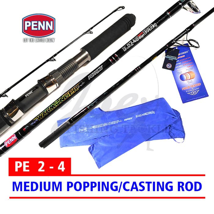 New Sale Penn Popping Rod Warmonger Pe2-4 - Wmp 742 Mha