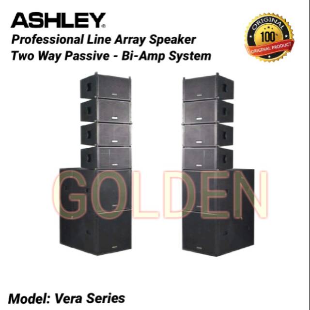Speaker Line Array Ashley Vera 102 Plus Flying Subwoofer FS 118 Original