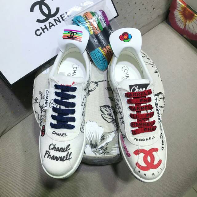 Chanel Coco Sneakers Shore 2236(Free 3 tali)