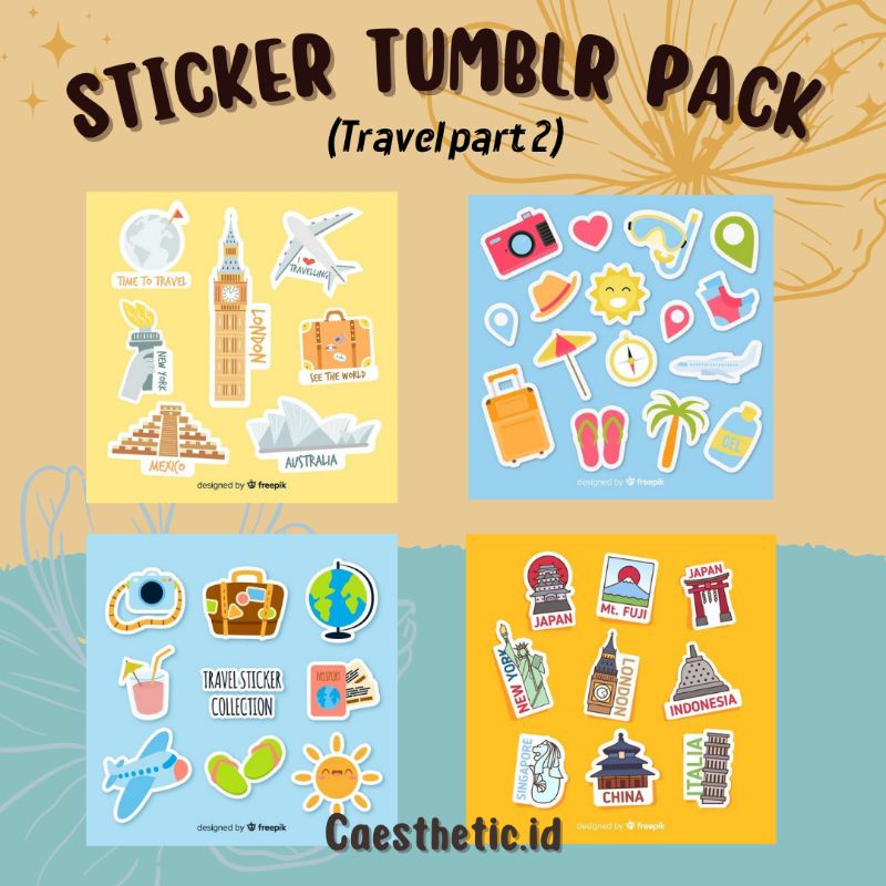 

STICKER TUMBLR AESTHETIC - STICKER HP LAPTOP - STICKER TUMBLR PACK - STICKER MINI TUMBLR