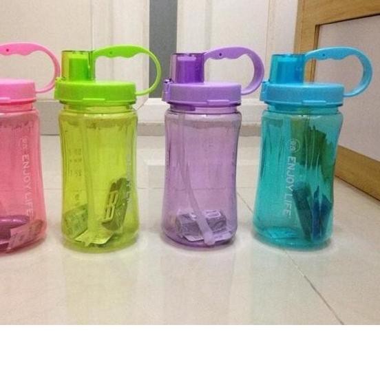 Original  Botol minum jumbo 1 liter enjoy life / water bottle tumbler stylish polos herbalife herba
