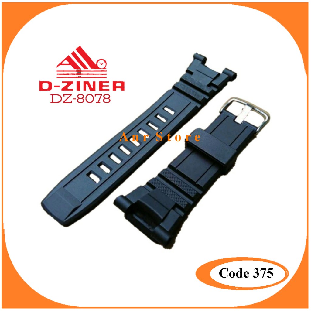 Tali Jam Tangan D-Ziner 8078 DZiner 8078 D Ziner 8078 Free Pen