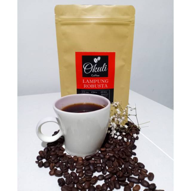 

Kopi Robusta Lampung (BIJI) / 250g, 500g KOPI OKULI