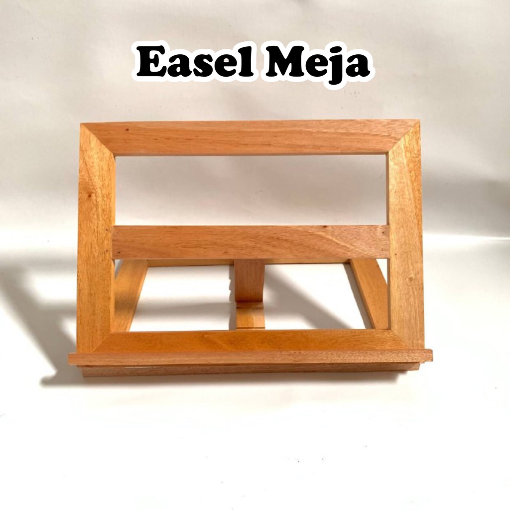 

Easel Meja Adjustable Wooden Desk Easel / Easel Meja Kayu Ipad Stand Markas Dagang