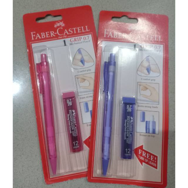 

PENSIL MEKANIK Grip 0.7 + Refill FABER CASTELL mechanical pencil