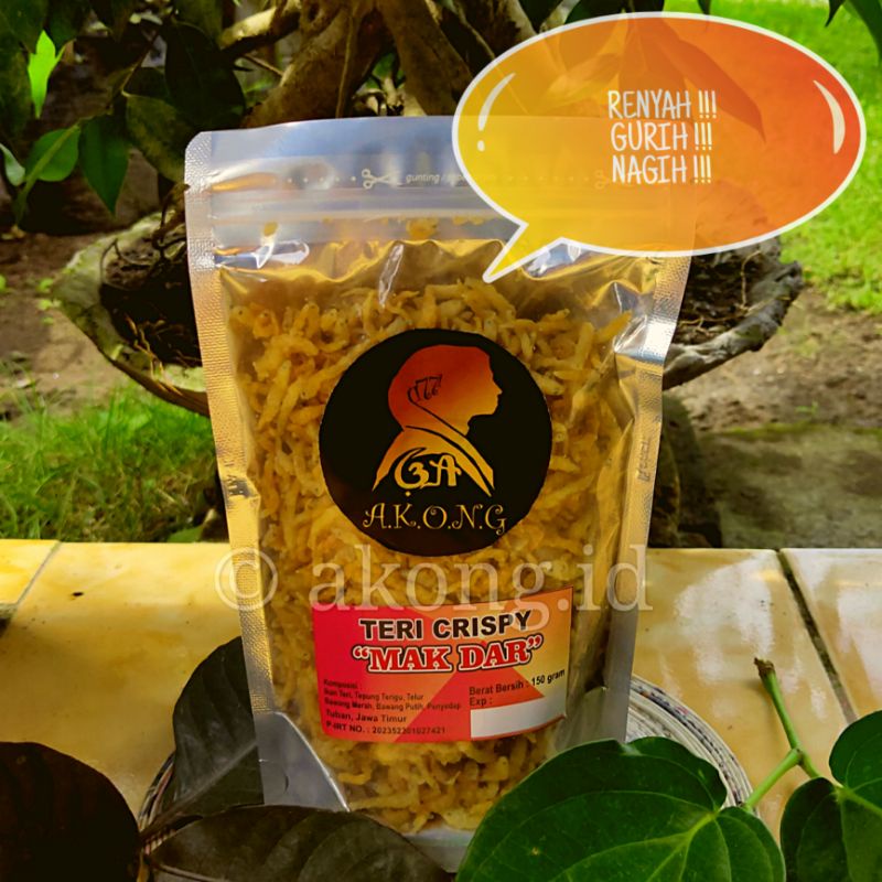 

AKONG.ID - Teri Crispy "MAK DAR" 150 gram