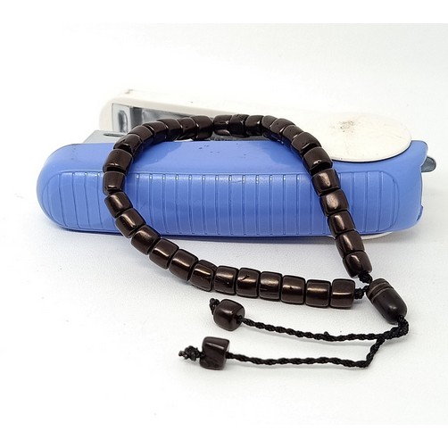 GELANG TASBIH KOKKA 33 BUTIR MODEL MARJAN HITAM ORIGINAL