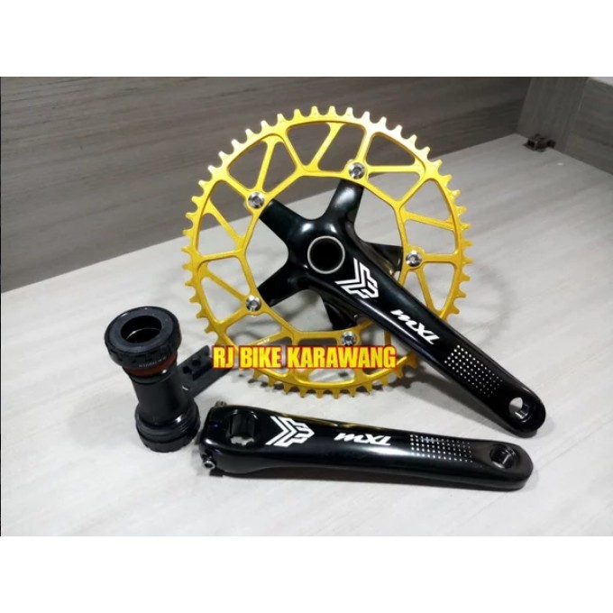 Crank Crankset Folding MXL 52T HT2 Panjang 170mm BCD 130