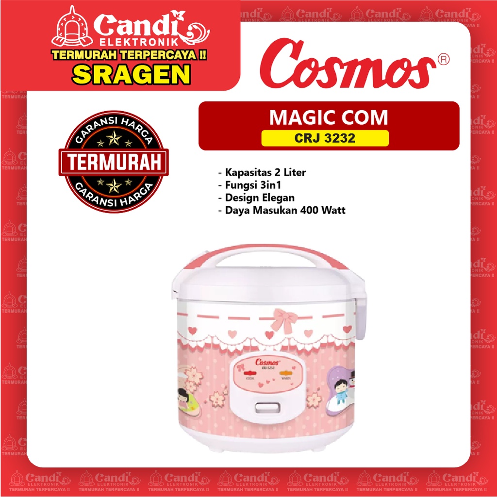 COSMOS Magic Com 2 Liter CRJ 3232