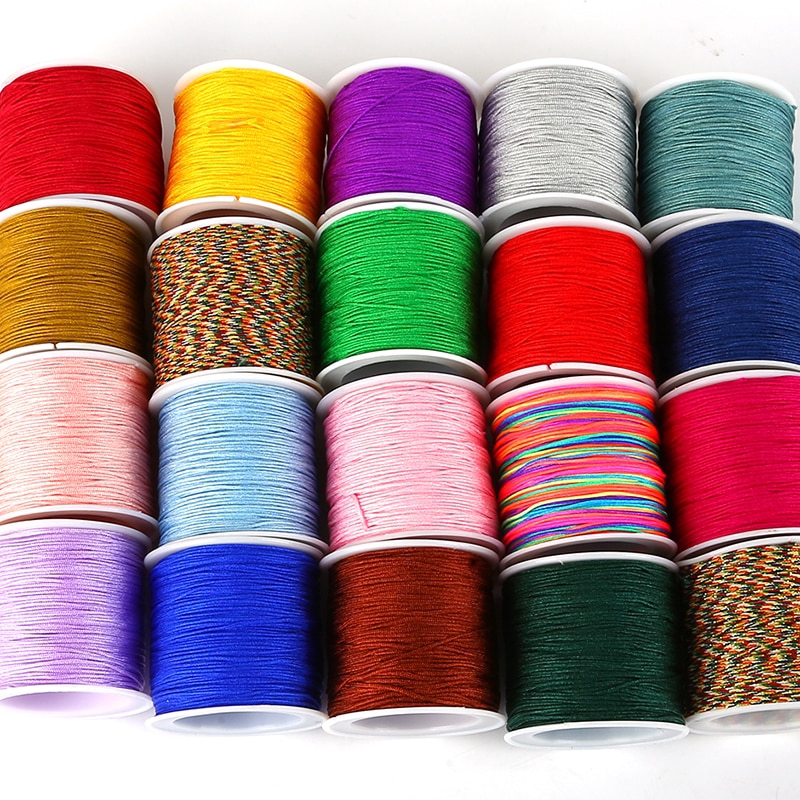 50m lot 0 8mm Benang Nilon Untuk Membuat Perhiasan Diy 50m lot 0 8mm Benang Nilon Untuk Membuat Perhiasan Diy