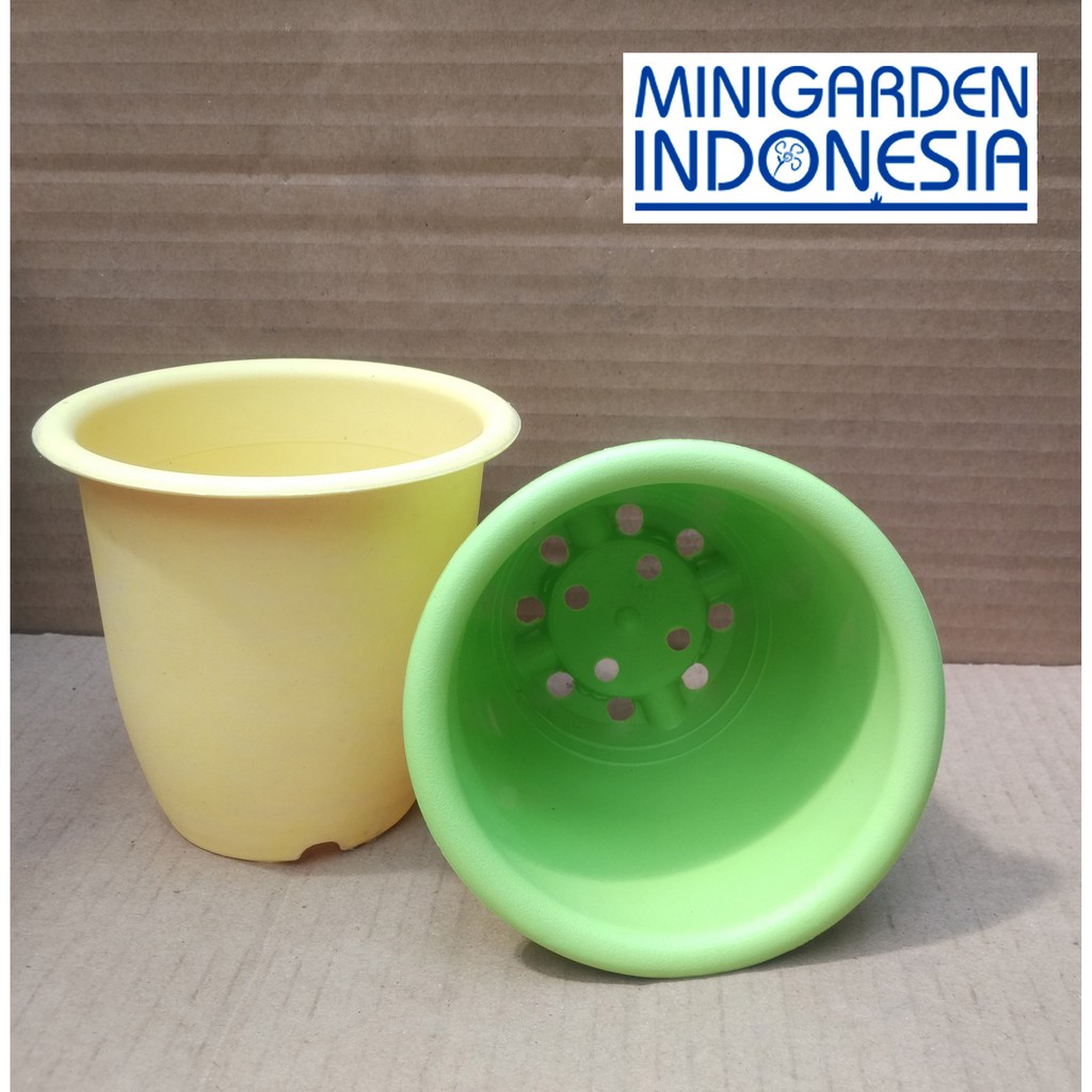 Pot bunga lavender dia 12 x11 cm u benih bibit tanaman hias artificial / net pot / netpot hidroponik