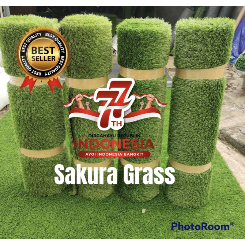 Jual Karpet Rumput Promo Hut Ri Rumput Sintetis Swiss Cm Ukuran X Cm Shopee Indonesia