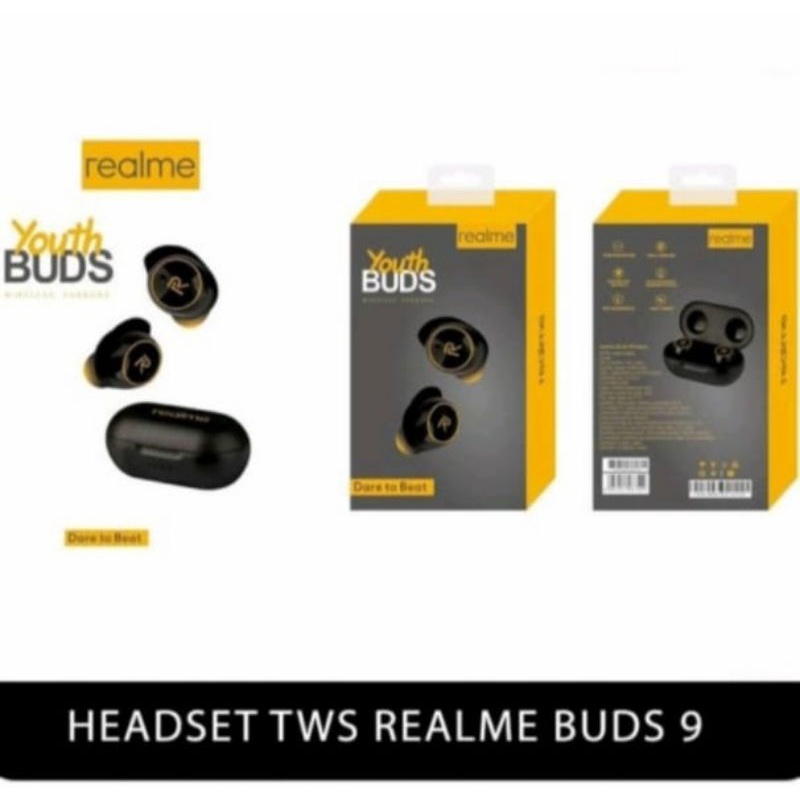 REALME EARBUDS 9 SMART TOUCH HEADSET WIRELESS BLUETOOTH ORIGINAL