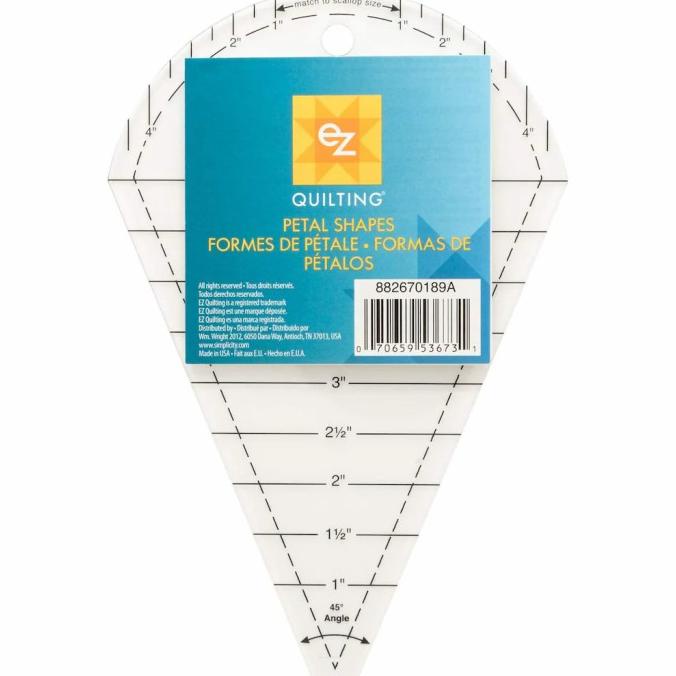 

EZ Quilting Petal Shapes Template