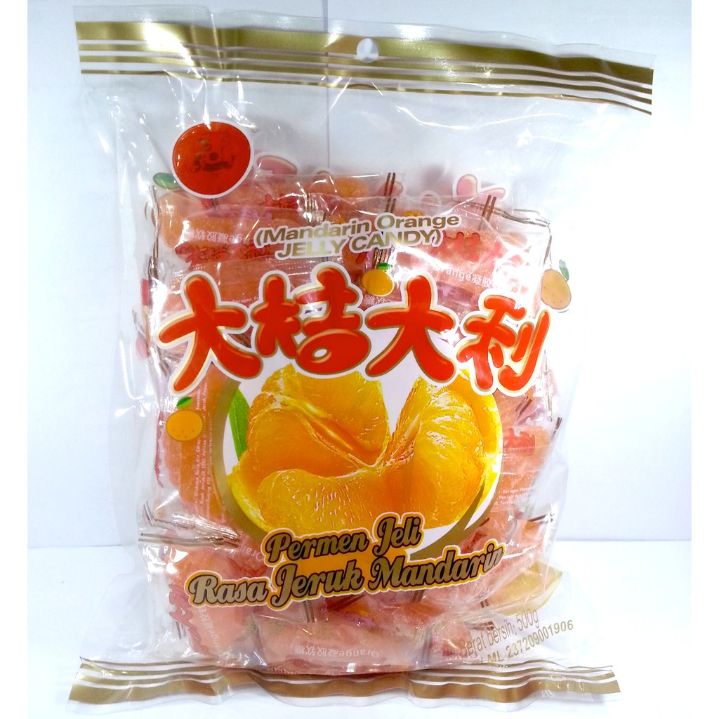 Jual Chen Liang Ji Mandarin Orange Jelly Candy / Permen Lunak Jeli