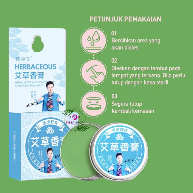 Balsem Herbal Zambuk gatal gigitan serangga aman untuk bayi