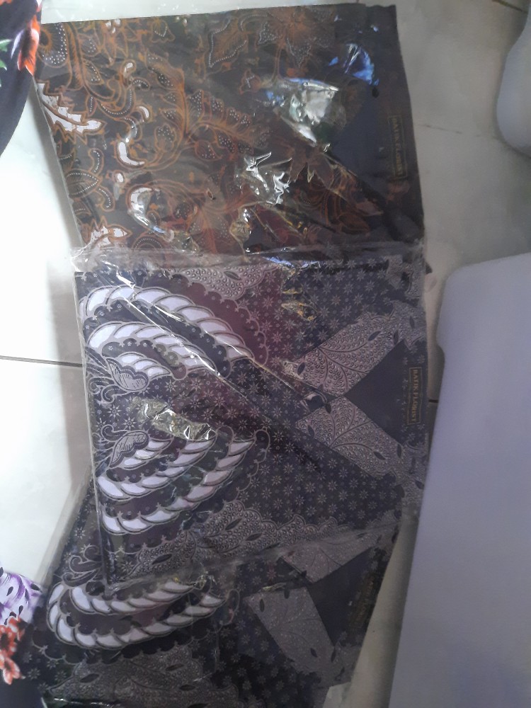 Kapal Kandas Lawasan Pendek Kemeja Batik Pria Full Furing Bahan Katun Primisima