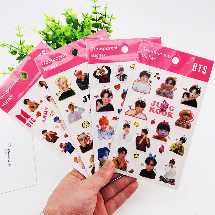  Stiker  Kpop BTS  Lucu  untuk Dekorasi Handphone Laptop 