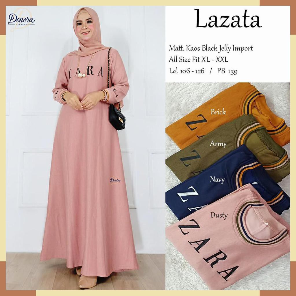 DRESS GAMIS. LAZATA MAXY CASUAL BY DENORA