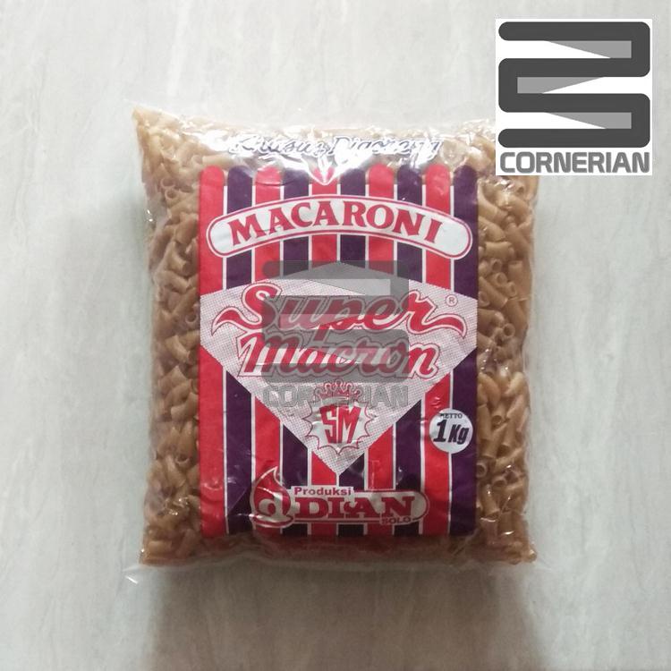 

[ CORNERIAN ] Makaroni Mentah SM Super Macron Ngembang Mekar Khusus Goreng Macaroni Makroni Dian