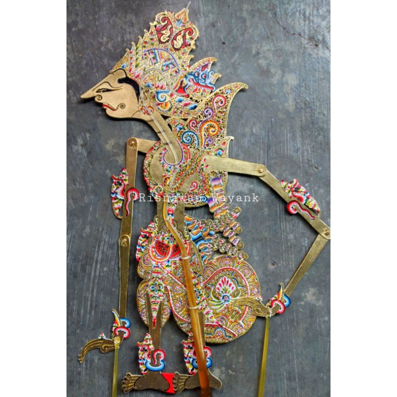 Wayang Kulit Prabu Dwarawati /Prabu Narasinga/Kresna Sampir Prada Roll