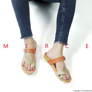 Merce PAPILLO Sandal Sendal Wanita Platform Murah Orange Merce PAPILLO Sandal Sendal Wanita Platform Murah Orange