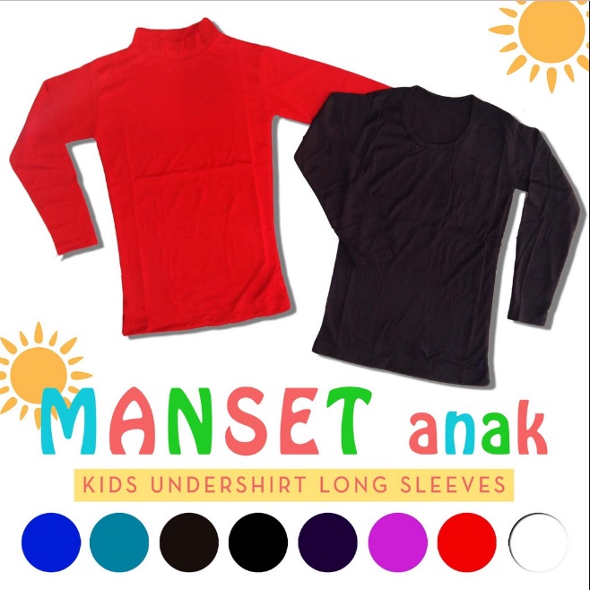 (TERLARIS) MANSET ANAK 5 - 8 TAHUN PANJANG BAHAN RAYON PREMUIM/MANSET ANAK SEKOLAH SD BISA COD TOKO IMAH