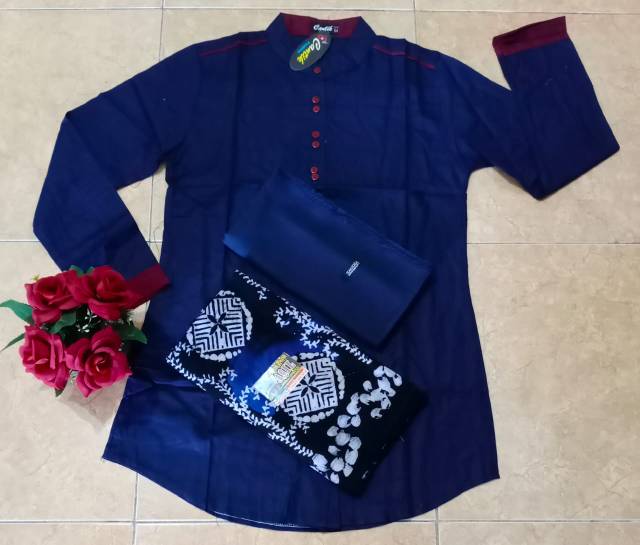 Blouse polos. Atasan santriwati. Baju santri. Setelan santri