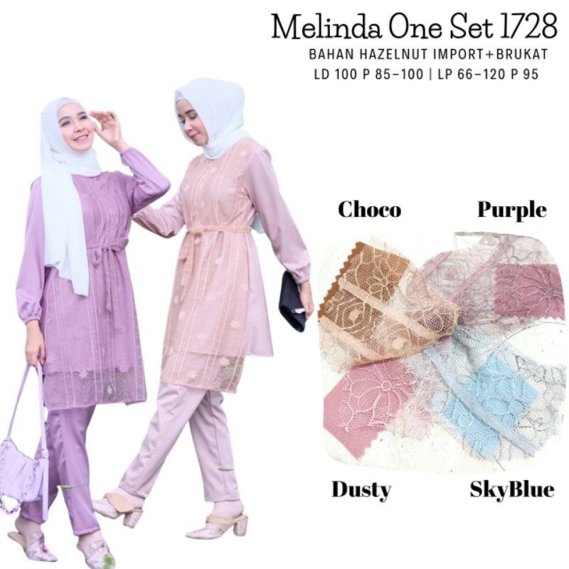 

Melinda One Set/One Set Lebaran/One Set Lilac/One Set Premium/One Set Lebaran/One Set Kondangan