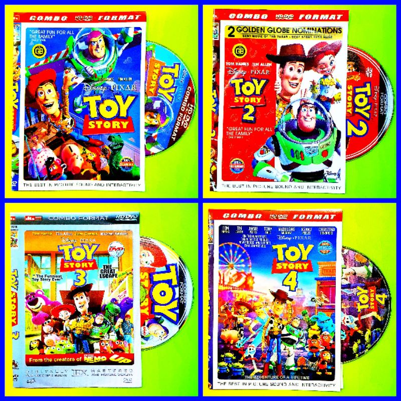 KASET (D.V.D) FILM TOY STORY TERBARU LENGKAP - FILM KARTUN DISNEY PIXAR - HIBURAN ANAK