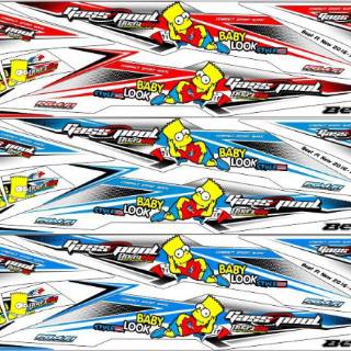 STRIPING VARIASI  MOTOR  HONDA BEAT  FI  NEW ISS ESP  2016 17 