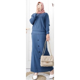 QF17/Selina set/setelan rok wanita