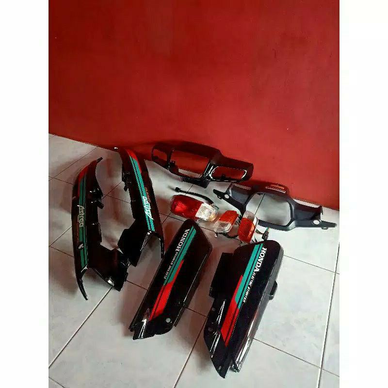 cover body astrea grand bulus 91 92 set panel box aki batok grand sein oren fullset