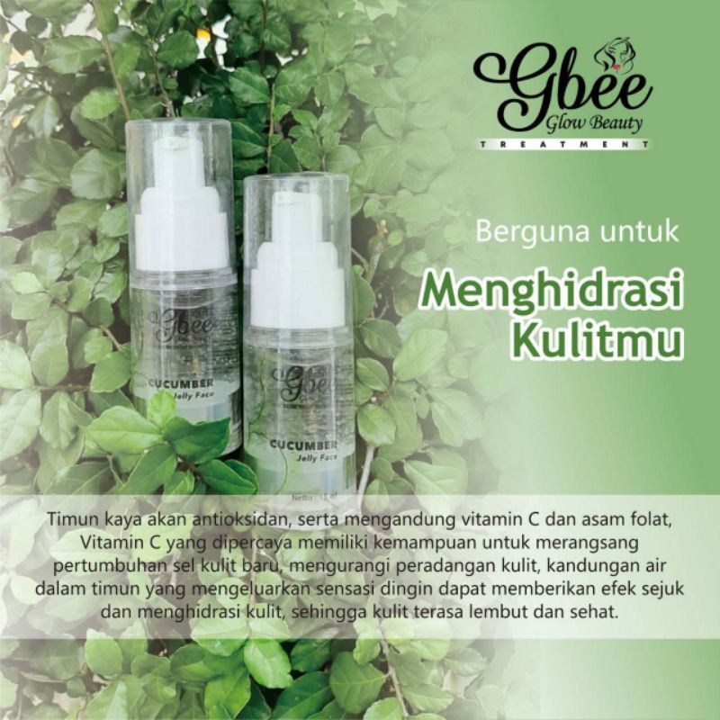 New product ! Gbee Glow Beauty cucumber jelly face gbee glow mousturizer moisturizer