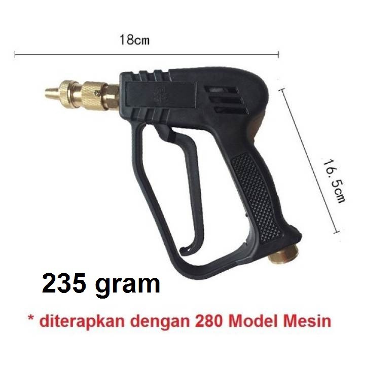 Sprayer Gun Spray Air Brush Jet Cleaner Washer Nosel Pistol Tembakan Semprotan Air Mesin Steam