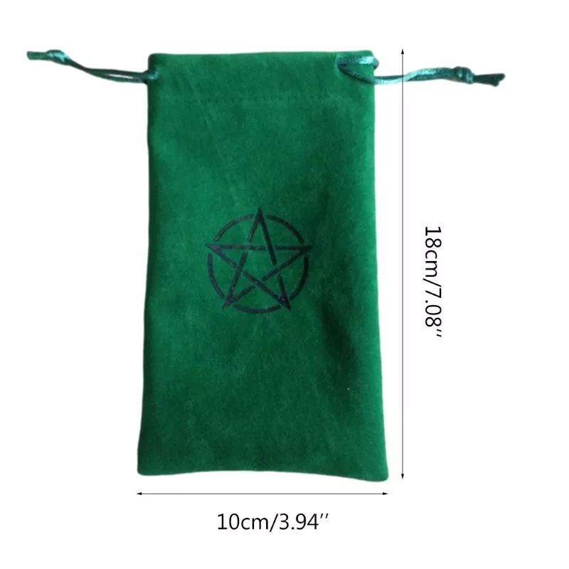 [COD] Pouch Tarot Beludru Motif Bintang (Star) Oracle Dompet Tarot