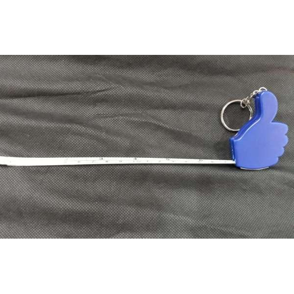 Gantungan Kunci Meteran Jempol Keychain Jempol Key Chain Alat Pengukur 1 Meter Multifungsi Souvenir