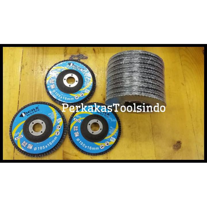 Flap Disc Benz / Amplas Flap Disc Benz - 100 Kode 1329