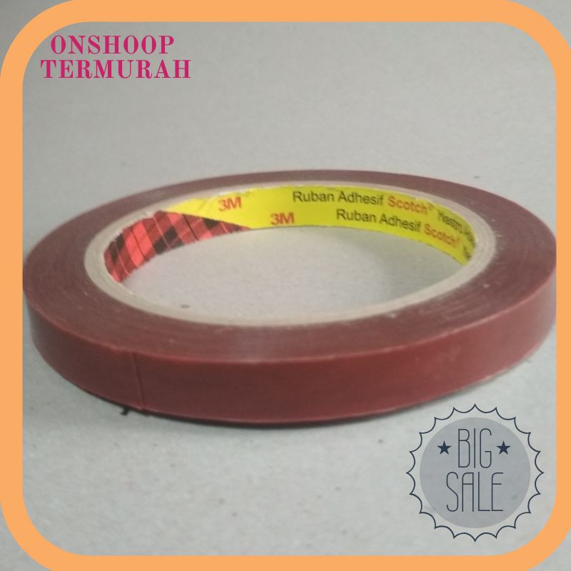 

Termurah Double Tape foam tipis 02mm lebar 9mm Terlaris