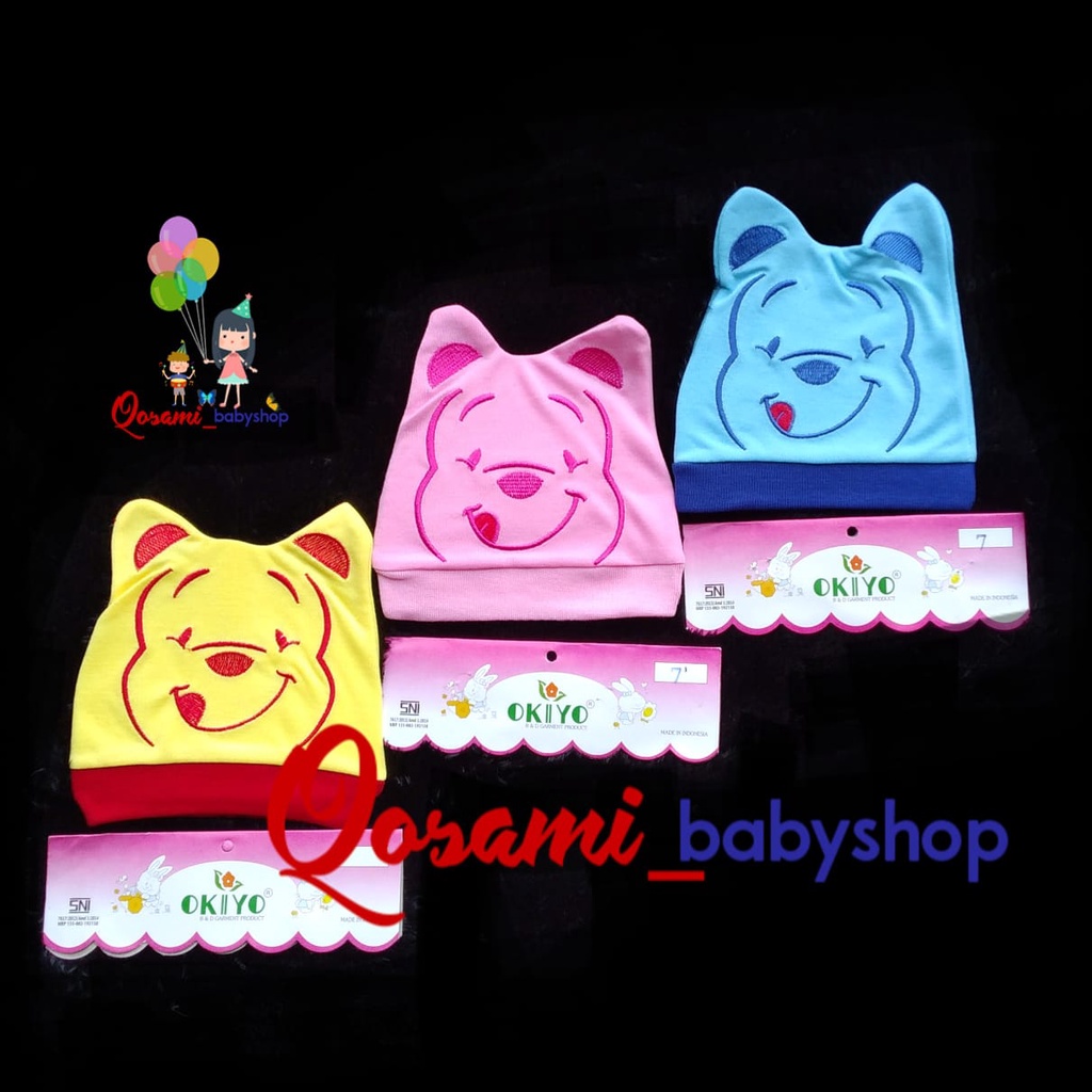 OKIYO Topi Bayi Boneka POOH SNI