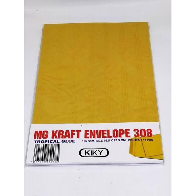 

Amplop Coklat KIKY 308 Size 19.5 x 27.5 cm (10 pcs / pak)