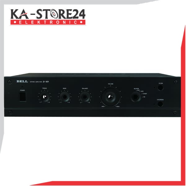 BOX BELL D101 - Box Power Amplifier -  Crossover - Equalizer - Mixer dll